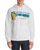 Helmut Lang Standard Embroidered Graphic Hooded Sweatshirt