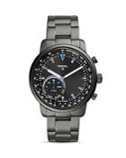 Fossil Q Goodwin Gray Stainless Steel Hybrid Smartwatch, 44mm