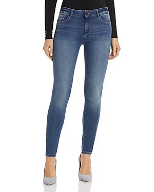 Dl1961 Florence Instasculpt Mid Rise Skinny Jeans In Pacific