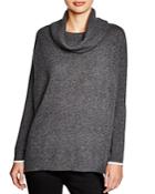 Three Dots Raleigh Cashmere Cowl Neck Sweater