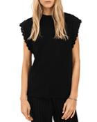 Derek Lam 10 Crosby Sayles Lace Trim Muscle Tank
