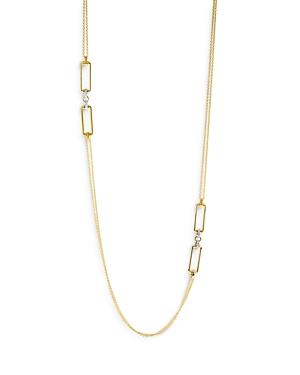 Roberto Coin 18k Yellow Gold Classic Parisienne Diamond Station Necklace, 40