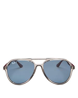 Ray-ban Women's Polarized Brow Bar Sunglasses, 57mm