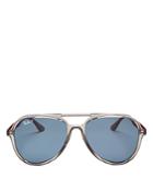 Ray-ban Women's Polarized Brow Bar Sunglasses, 57mm