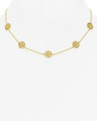 Freida Rothman Lattice Motif Chain Necklace, 16