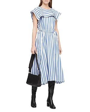 3.1 Phillip Lim Striped Handkerchief Collar Dress