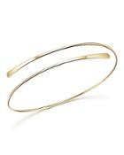 14k Yellow Gold Polished Overlap Cuff - 100% Exclusive