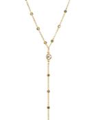 Dogeared Beaded Chain Y Necklace, 18