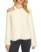 1.state Textured Cutout Sweater