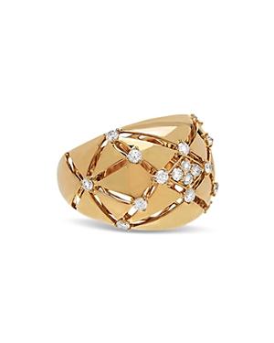 Hueb 18k Yellow Gold Estelar Diamond Statement Ring