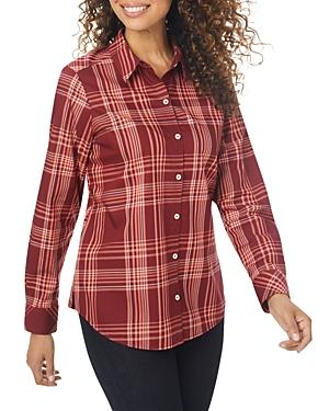 Foxcroft Rhea Prim Plaid Non Iron Shirt