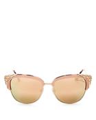 Roberto Cavalli Wezn Mirrored Cat Eye Sunglasses, 54mm