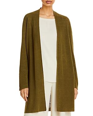 Eileen Fisher Long Linen Blend Cardigan