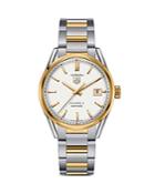 Tag Heuer Carrera Calibre 5 Stainless Steel And 18k Yellow Gold Watch, 39mm
