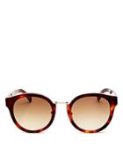Longchamp Women's Heritage Family Round Sunglasses, 51mm