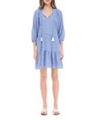 B Collection By Bobeau Gingham Peasant Dress
