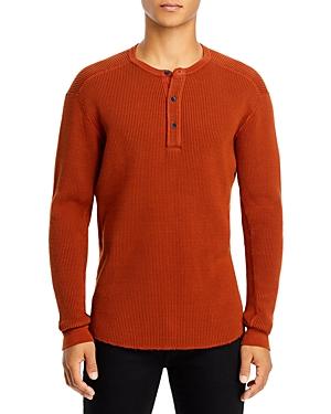 Rag & Bone Devon Waffle Knit Pima Henley