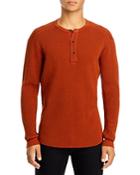 Rag & Bone Devon Waffle Knit Pima Henley