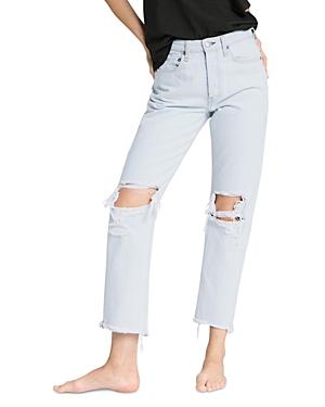 Rag & Bone Maya High Rise Ankle Jeans In Ditch Plains