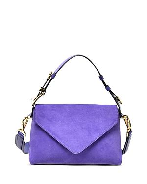 Alberta Ferretti Small Suede Envelope Shoulder Bag