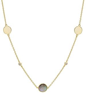 Argento Vivo Mother-of-pearl Station Necklace, 16