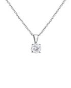 Bloomingdale's Diamond Solitaire Necklace In 14k White Gold, 0.75 Ct. T.w. - 100% Exclusive