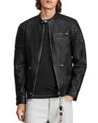 Allsaints Rocco Leather Cafe Jacket