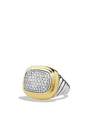 David Yurman Waverly Ring With Diamonds & Gold