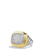 David Yurman Waverly Ring With Diamonds & Gold