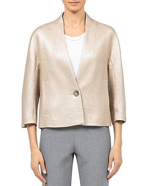 Peserico Textured Single Button Jacket