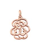 Tous 18k Rose Gold-plated Sterling Silver Small Rubric Pendant