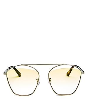 Mcq Alexander Mcqueen Women's Brow Bar Aviator Sunglasses, 59mm