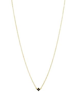 Freida Rothman Pave Clover Pendant Necklace, 18
