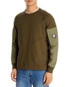 C.p. Company Slim Fit Mixed Media Sweatshirt