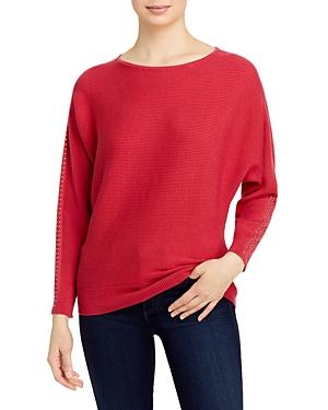 T Tahari Studded Dolman Sleeve Sweater