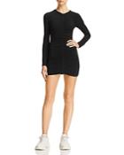 T By Alexander Wang Ruched Jersey Dress