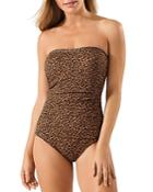 Tommy Bahama Sun Cat Strapless One Piece Swimsuit