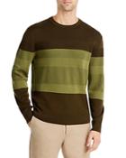 Theory Kamren Colorblocked Crewneck Sweater