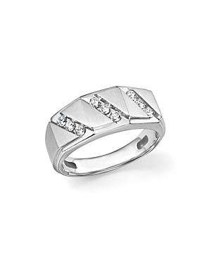 Bloomingdale's Men's Diamond Ring In 14k White Gold, .50 Ct. T.w. - 100% Exclusive