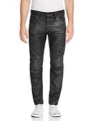 G-star Raw Painted Coated Denim New Tapered Fit Jeans In Dark Aged