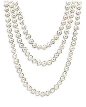 Aqua Freshwater Pearl Strand Necklace In Sterling Silver, 60 - 100% Exclusive