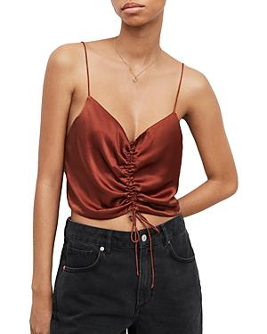 Allsaints Alexia Ruched Crop Top