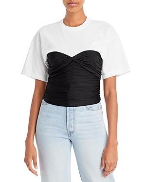 Alexanderwang.t Ruched Contrast Top