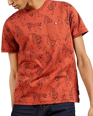 Ted Baker Tiger Print Pocket Tee