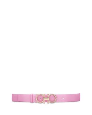 Salvatore Ferragamo Logo Leather Belt