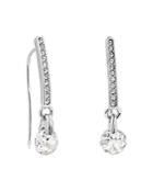 Adore Linear Pave & Cubic Zirconia Drop Earrings