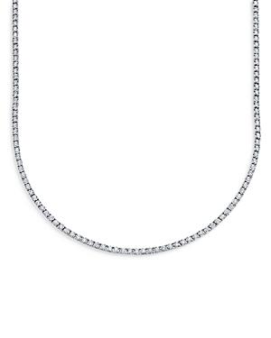 Moon & Meadow Diamond Tennis Necklace In 14k White Gold, 3.96 Ct. T.w. - 100% Exclusive