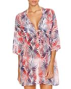Milly Palm Print Tunic Swim Cover Up