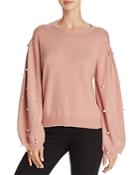 Sunset + Spring Faux Pearl Sweater - 100% Exclusive
