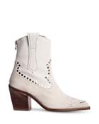 Zadig & Voltaire Women's Cara Studded Western Block Heel Booties